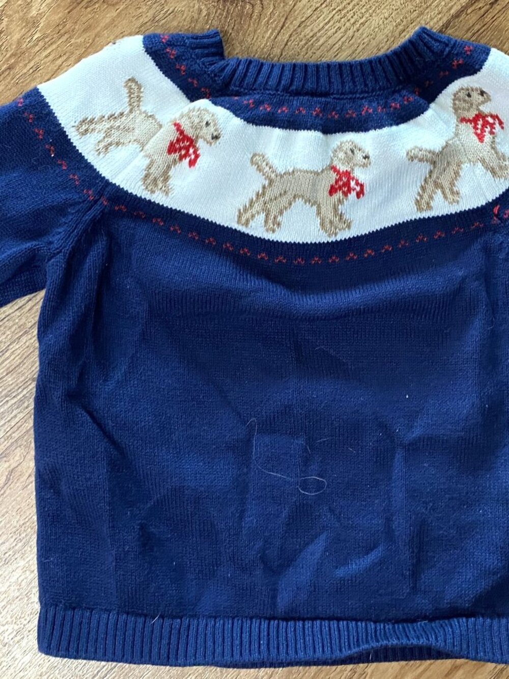 Navy Edgehill Dogs Sweater -12M